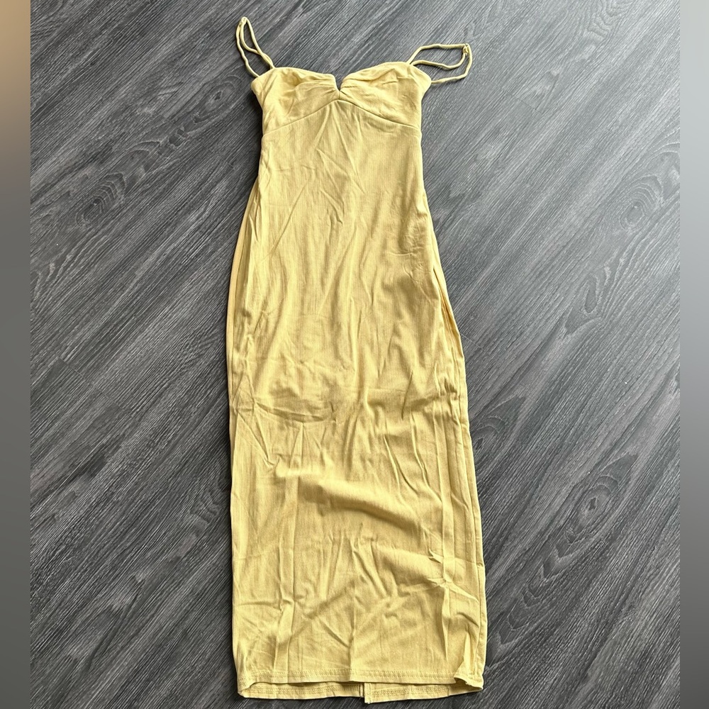 Yellow Midi Dress